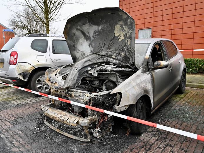 Autobrand in Arnhem.