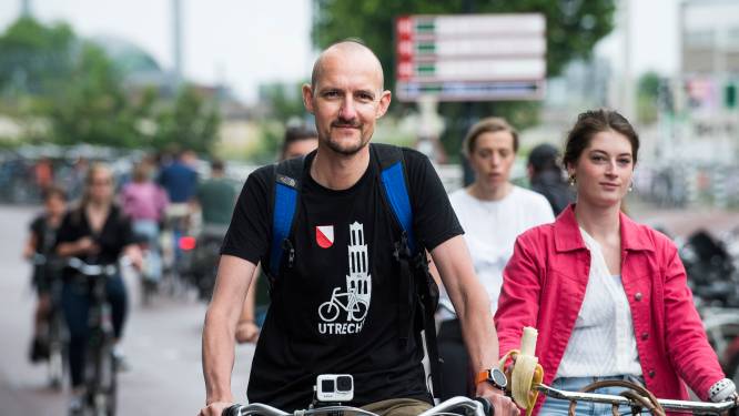 Geert filmt als hij door Utrecht fietst en is wereldwijde hit: zelfs in San Francisco en Riyad kijken ze mee