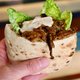 Jigal Krant bedacht een plantaardige pita shoarma die zó lekker is dat hij hem elke dag maakt