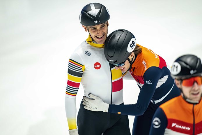 Jens van 't Wout vocht boeiende duels uit met de Belg Stijn Desmet.