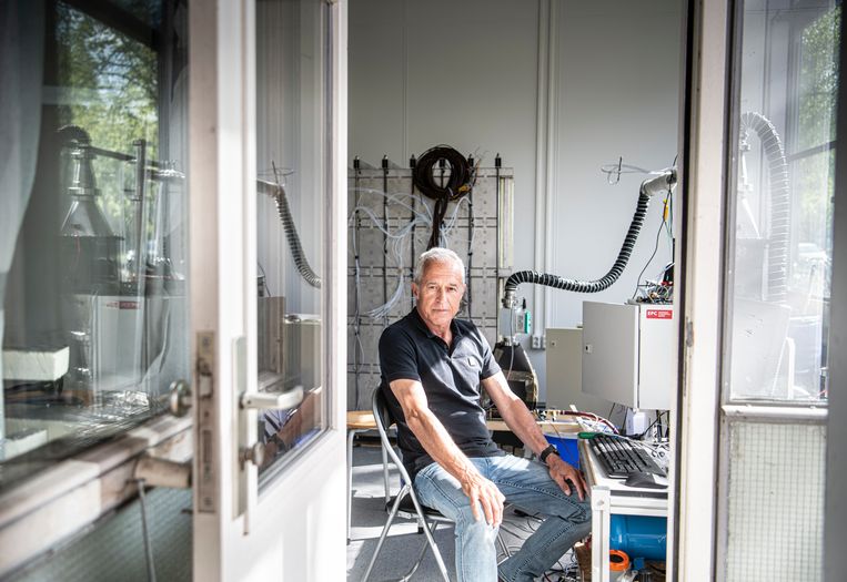 Olaf Adan, hoogleraar toegepaste natuurkunde aan de TU/e, hoofdonderzoeker van TNO en nu ook chief technical officer van het bedrijf Cellcius. Beeld Koen Verheijden