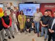 Kurt Ameel (Kiwanis), Dominique Mulliez (Clarebout), Saar Versavel (Bakkerij De Cocerulle), Miguel Stevens (Kiwanis Belux), Karin Charlet (Love in Action), Frédéric Verslyp (Kiwanis), Bavo Goos (Kiwanis), Diego Desmadryl (Ieper) en Jan Cherchye (Voorzitter Kiwanis Ieper)