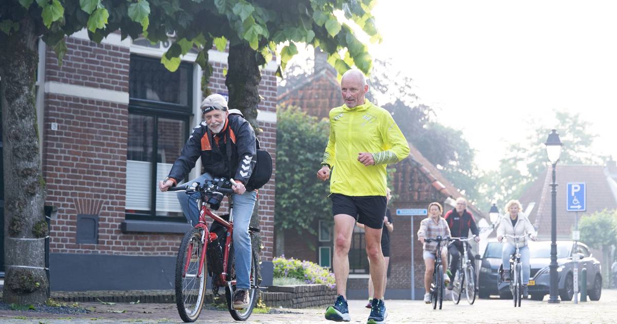 Henk rent 200 kilometer en is in gedachten bij zijn overleden vrouw: ‘Blaren zijn zo weg, de herinne