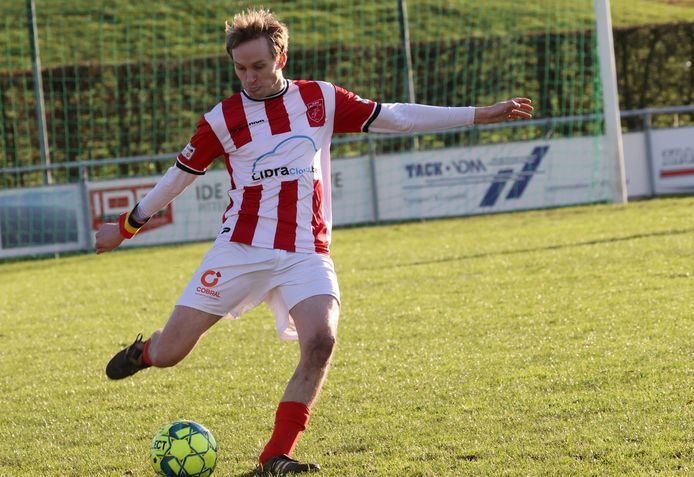 De 31-jarige Dieter Verfaillie is aan zijn tweede seizoen bij SV Pittem toe.