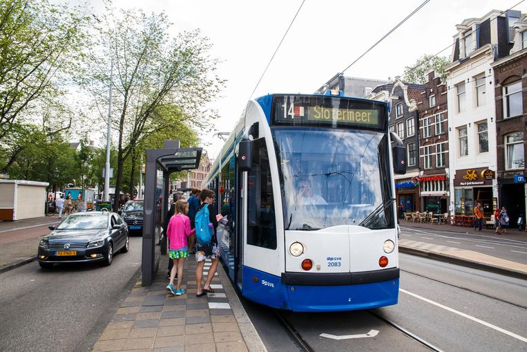 Slotermeer moet het straks zonder tram 14 doen. Beeld Carly Wollaert