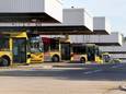 Blocage au dépôt de bus de Robermont.