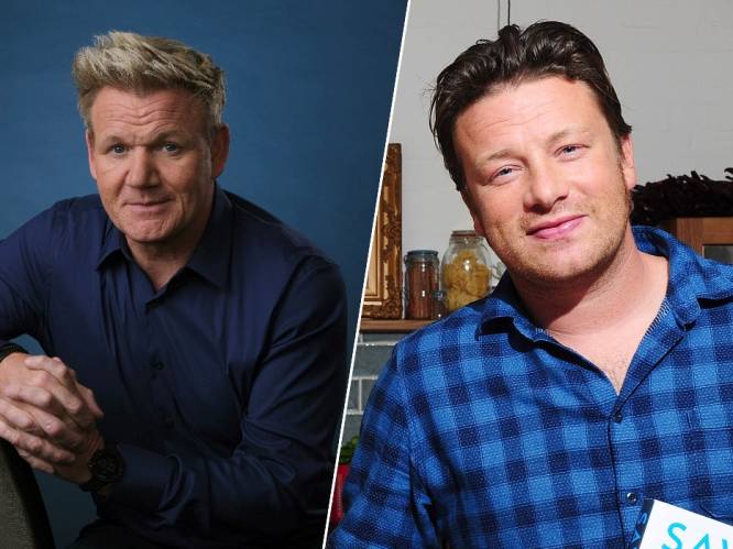 Jamie Oliver blundert live op de radio en verkiest gehaktballen van rivaal Gordon Ramsay boven zijn eigen recept