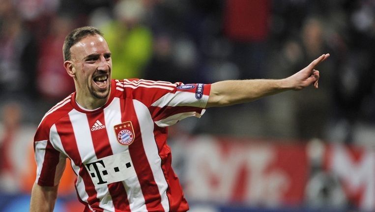 Franck Ribéry heeft net 3-0 gescoord. Beeld epa
