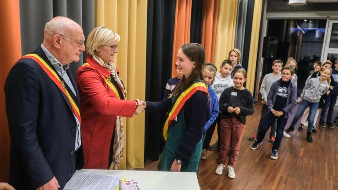 De kindergemeenteraad in Zwevegem werd voorgesteld.