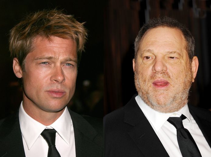 Brad Pitt en Harvey Weinstein