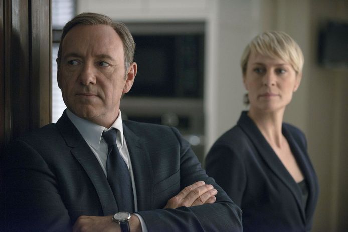 Kevin Spacey et Robin Wright dans "House of Cards".
