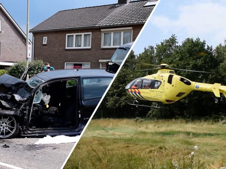 Automobilist zwaargewond door botsing met vrachtwagen