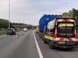 Vrachtwagen met klapband op A50 bij Son en Breugel zorgt voor file richting Veghel