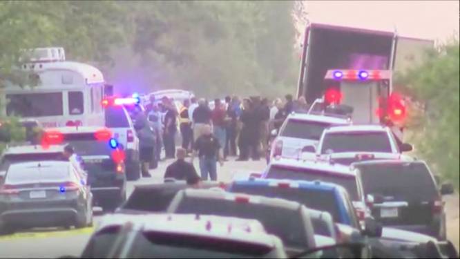 Vrachtwagen met 46 dode migranten aangetroffen in Texas