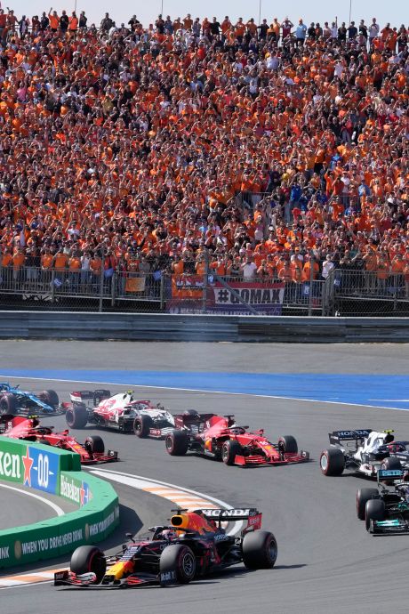 Op deze tijden komen Max Verstappen & co in Zandvoort in actie bij de Grand Prix van Nederland 