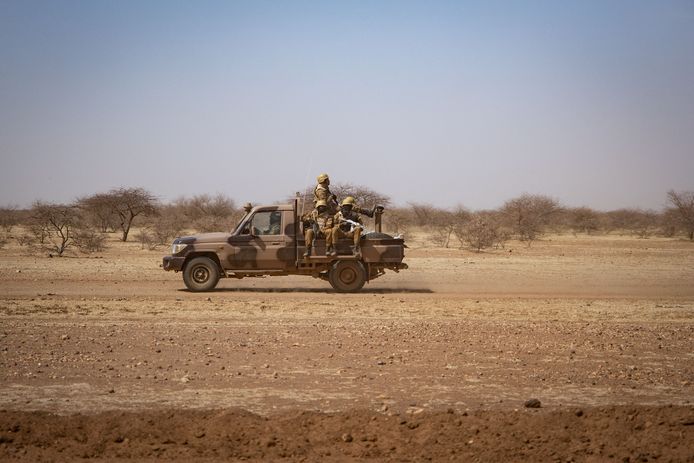 Soldaten in Burkina Faso op archiefbeeld.