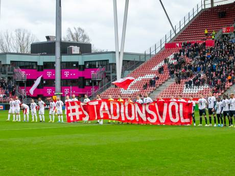 Ook eredivisiespelers maken statement met #stadionsvol