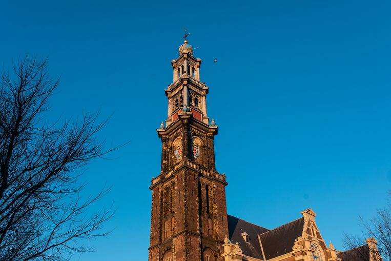De Westerkerk op de Prinsengracht: ‘We hopen natuurlijk nog op een echte kerstnachtdienst.’ Beeld Nosh Neneh