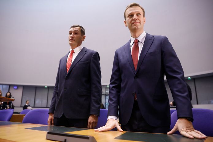 De broers Navalny in 2018.