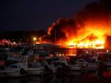 Luxeboten gaan in vlammen op in Kroatische jachthaven