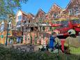 Grote brand in centrum Woerden: negen huizen ontruimd, zeker één woning voorlopig onbewoonbaar 