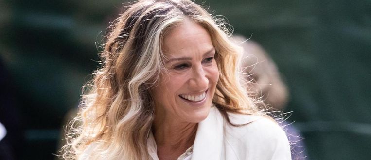 Sarah Jessica Parker over kritiek op ‘oude’ Sex And The City-cast: ‘Moet ik stoppen met ouder worden?’ Beeld Brunopress