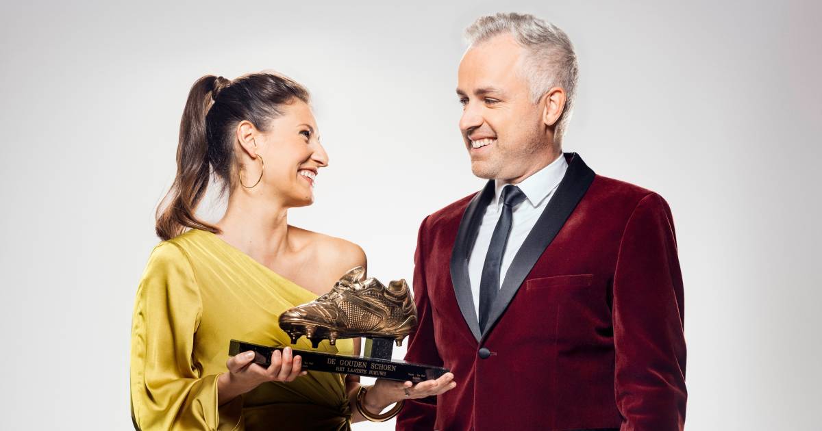 Lies Vandenberghe and Maarten Breckx present the Golden Shoe together: “At work we are harder against each other than against other colleagues” | THE NEW TV SEASON