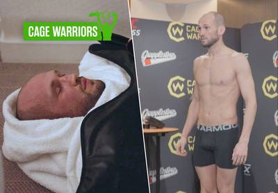 KIJK. ‘Cage Warrior’ Jan Quaeyhaegens doorstaat weging nadat hij op paar dagen tijd liefst 8 kilogram verloor. Hoe deed hij dat zó snel?