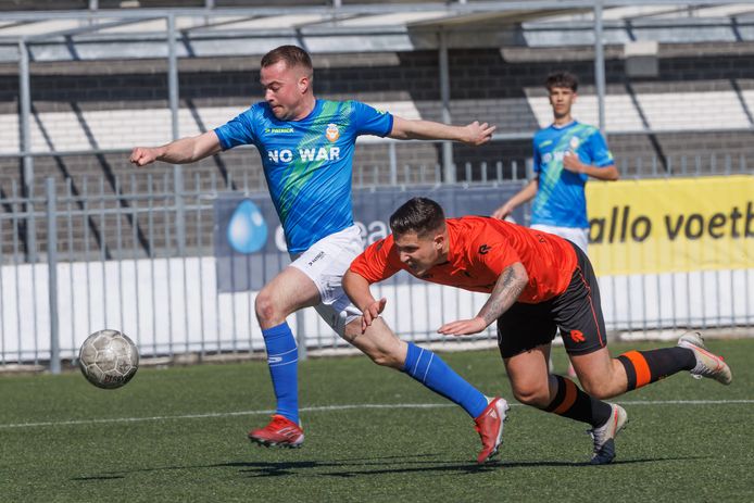 Randy Elst, maker van de winnende goal van RBC