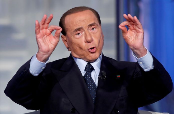 Oud-premier van Italië, Silvio Berlusconi.