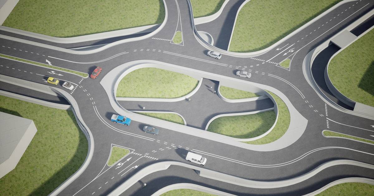 Rondpunt Fabiola wordt ‘turbo-ovonde’ met vijf fietstunnels: “Om de ...