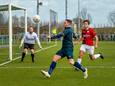 Beeld uit de wedstrijd tussen VV Prinsenland en DVV'09.