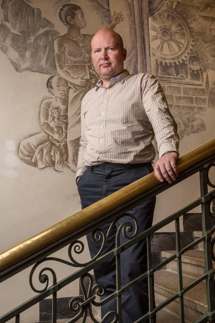 Advocaat Göran Sluiter: hij vertegenwoordigt drie tegenstanders in het hoger beroep over 'minder, minder, minder'.