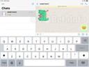 Een gelekte screenshot van WhatsApp voor iPad