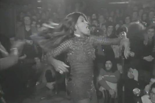 Optreden van Tina Turner in de Mercury Club in Zelzate in 1971.