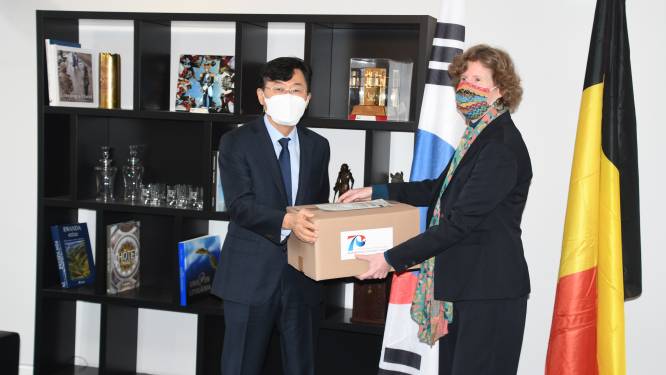 Zuid-Korea biedt 60.000 mondmaskers aan Defensie voor Belgische oorlogsveteranen