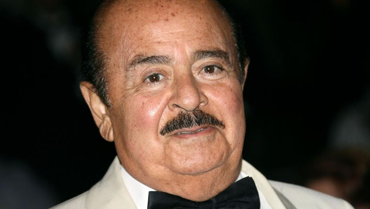 Adnan Khashoggi bij het benefietgala van de World Association of Children's Friends in Monaco in 2007. Beeld afp