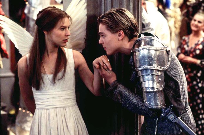 Claire Danes met Leonardo DiCaprio in 'Romeo + Juliet'. Hij zegde wél toe.