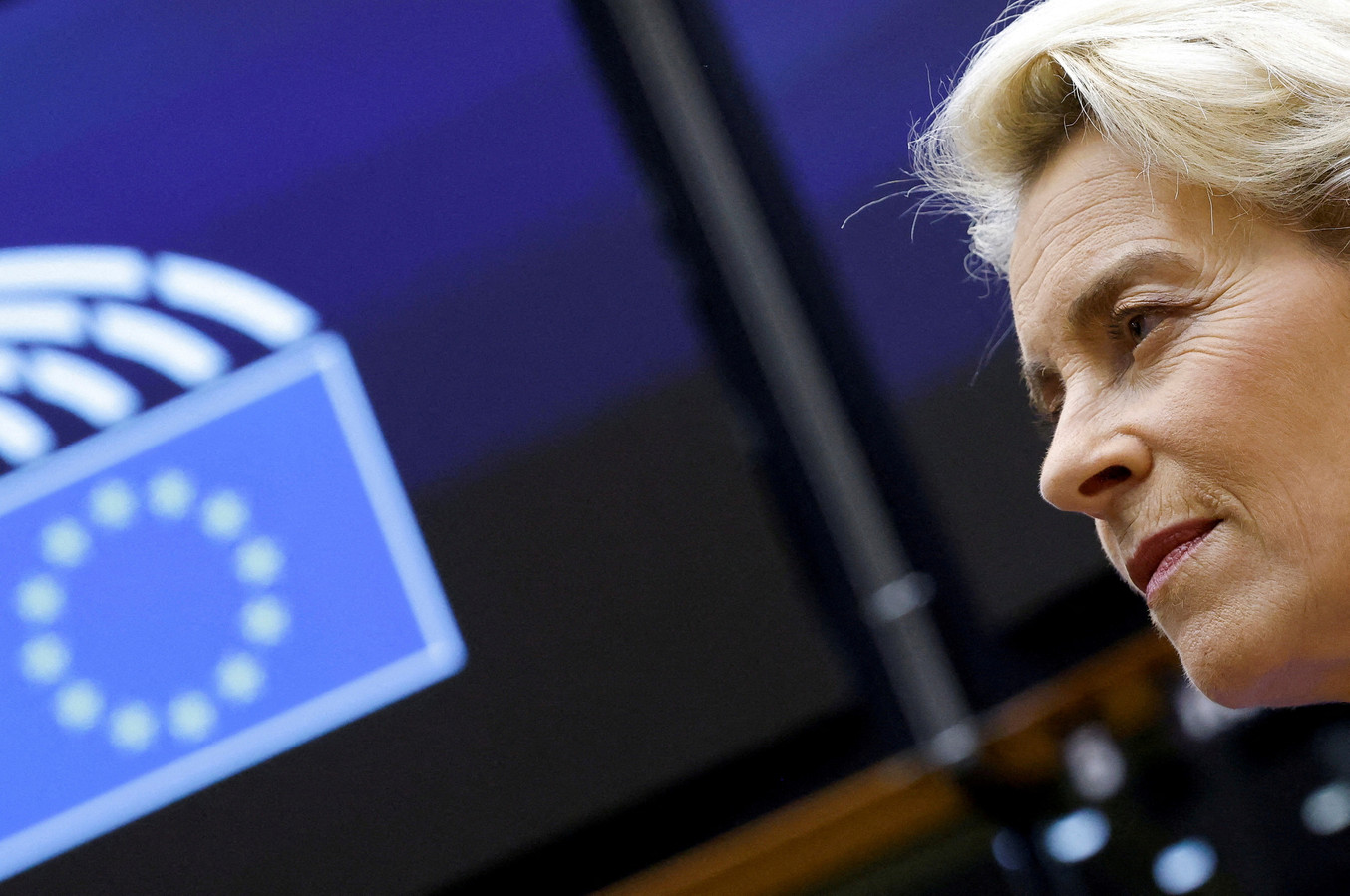 Ursula von der Leyen, la présidente de la Commission européenne.