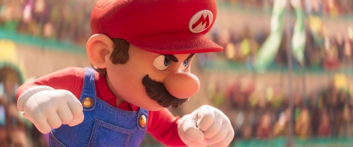 Super Mario (Chris Pratt) in de nieuwe film 'The Super Mario Bros. Movie'