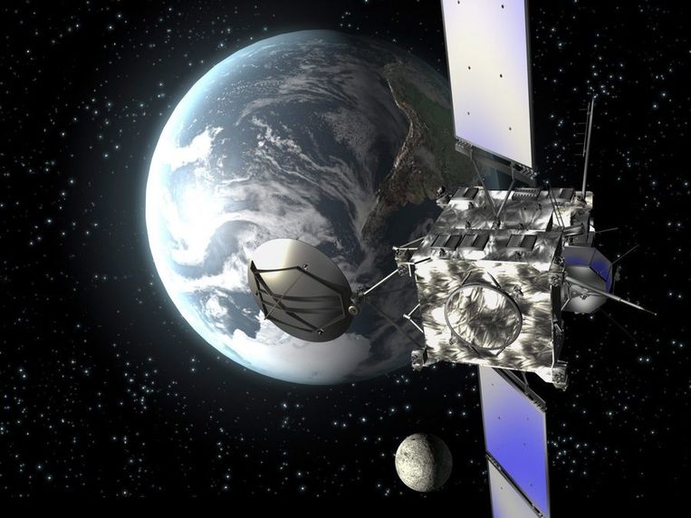 Animatie van ESA satelliet Rosetta. Beeld epa