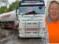 Britse trucker ziet hoe automobilisten z’n tankwagen helemaal tot bouwwerf volgen waar hij geen brandstof maar cement komt afleveren 