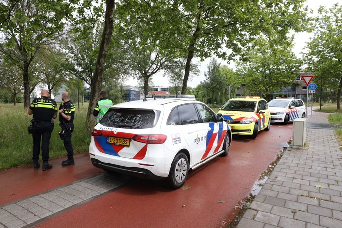 De hulpdiensten in de omgeving van Ekkersrijt.