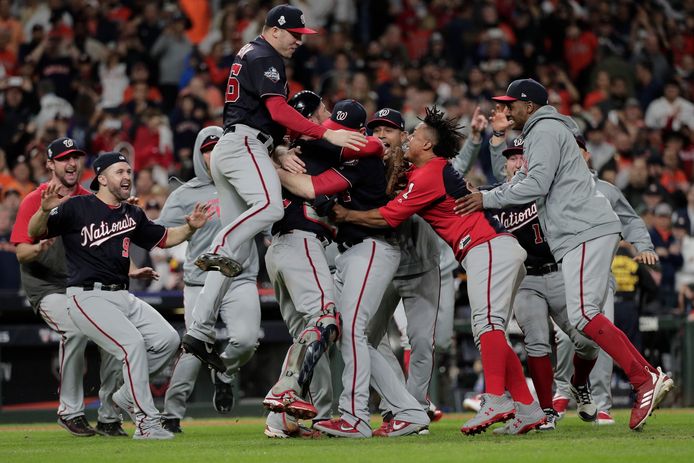 Een jaar geleden was het nog feest bij de Washington Nationals.