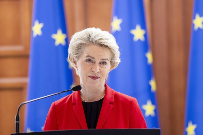 Ursula von der Leyen, voorzitter van de Europese Commissie.
