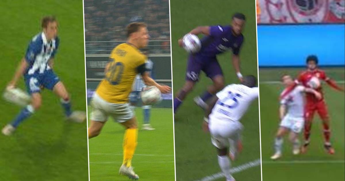 look.  Handball overshadows football last weekend: penalty kick stages in Ghent, Anderlecht and Antwerp under discussion |  Jupiler Pro League