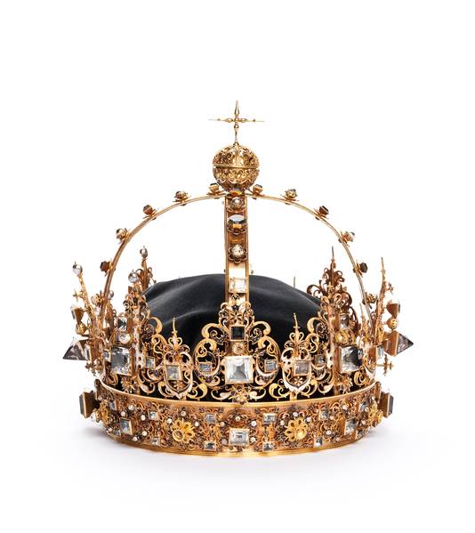 De begrafeniskroon van Zweedse koning Karl IV.