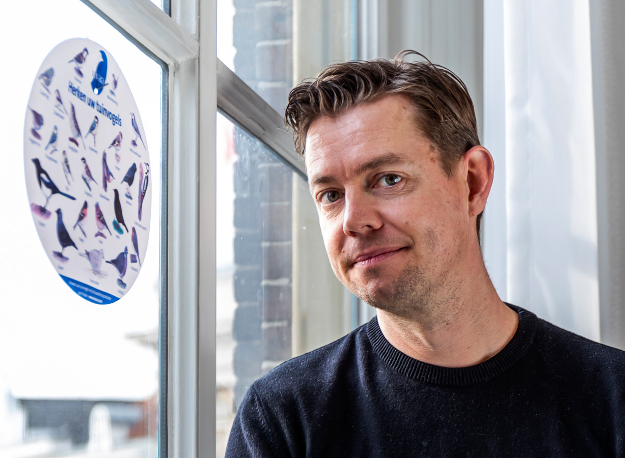 Maarten van Heuven (43) wil Partij voor de Dieren in Utrecht groter maken Foto AD.nl
