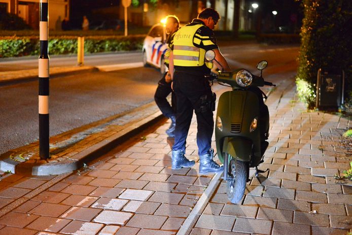 Ongeluk met scooter in Etten-Leur.