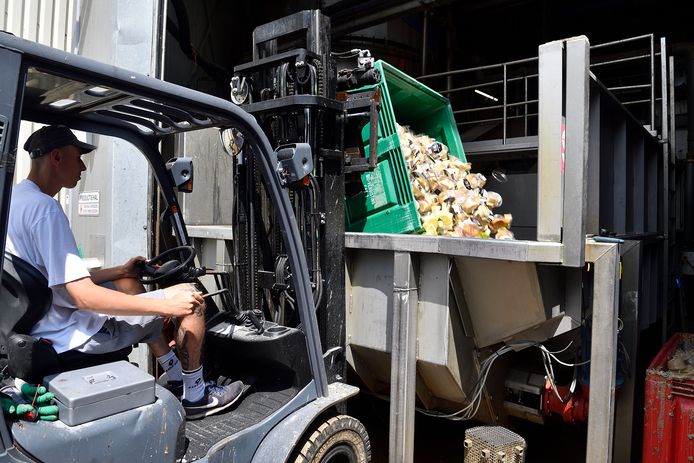 In de centrale van Van de Groep wordt vis- en ander organisch afval verwerkt tot biogas.